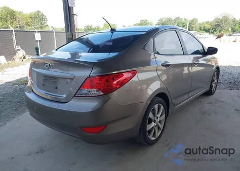 2014 Hyundai Accent Gls из США, поврежденный, VIN KMHCU4AE9EU614902